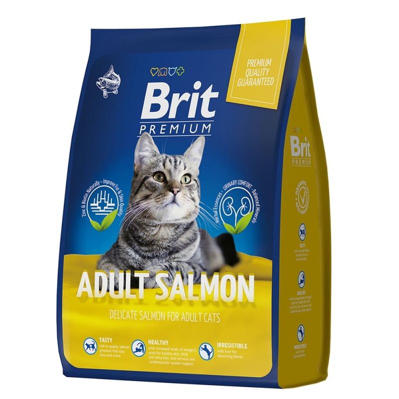 Brit Premium Cat Adult Salmon 400 гр