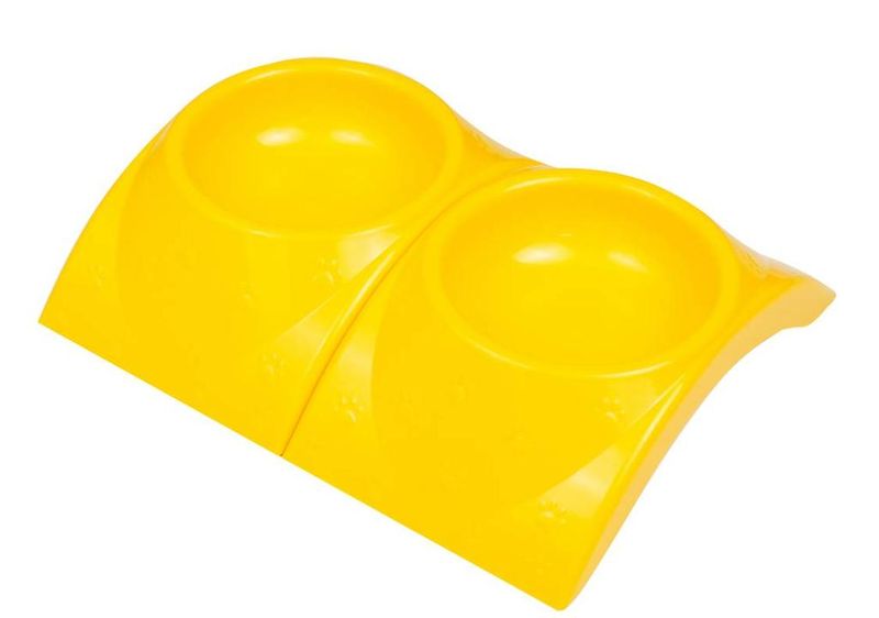 Миска двойная для кошек КОТЯУС 2 х 250 мл