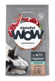 WOW, Сухой корм для взрослых собак средних пород с чувствительным пищеварением с ягненком и бурым рисом 2 кг