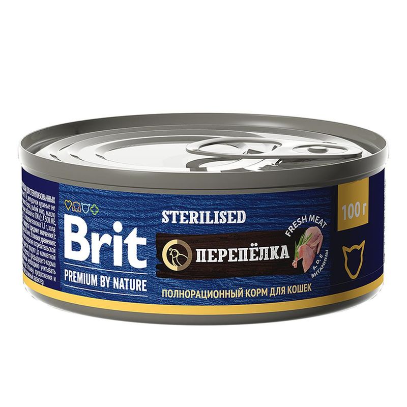 Brit Premium by Nature Sterilised Quail 100 гр