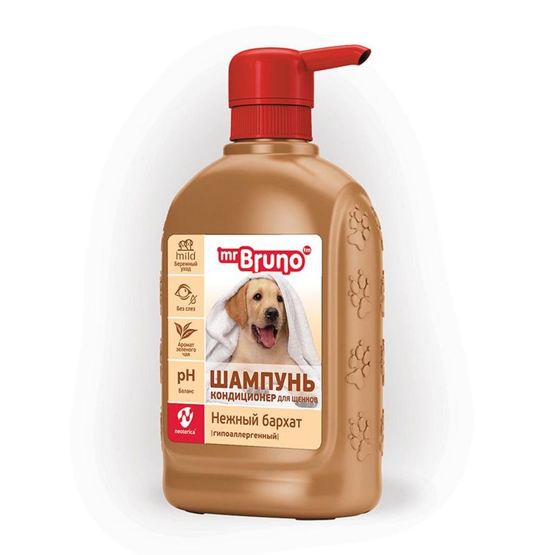 Шампунь-кондиционер "Нежный бархат" для щенков 350 мл
