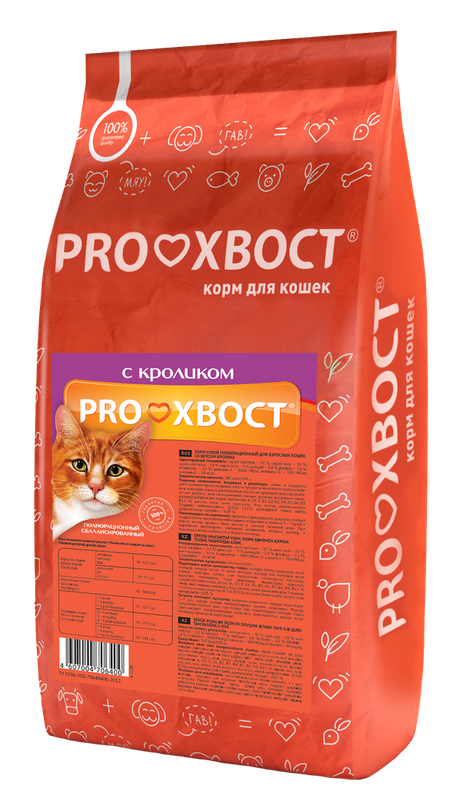 Сухой корм для кошек с кроликом 10 кг