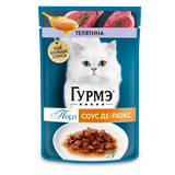 Perle, Соус Де-люкс с телятиной в роскошном соусе, пауч 75 гр