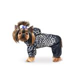 Дождевик "Леопард" черный S