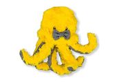 Игрушка для собак Медуза желтая 14 см