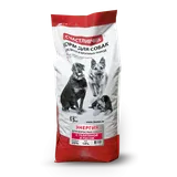 СЧАСТЛИВЧИК Корм д/актив.собак Энергия Телятина с рисом 15 кг