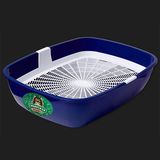 Сибирская кошка Туалет для кошек "Альбус" с сеткой коралловый