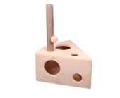 Домик "Сырный ломтик", с когтеточкой-столбиком шт