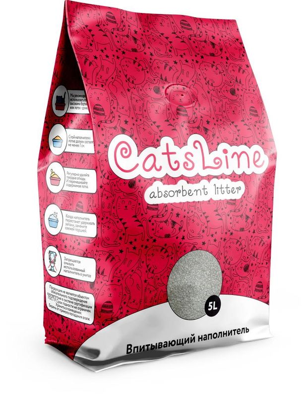 Впитывающий наполнитель для туалета 5 л