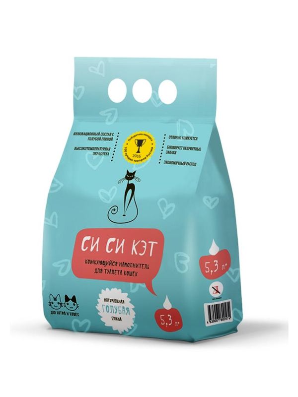 НКТ Си Си Кэт cc-Cat Наполнитель комкующийся  бум.крафт-пакет 5,3 л