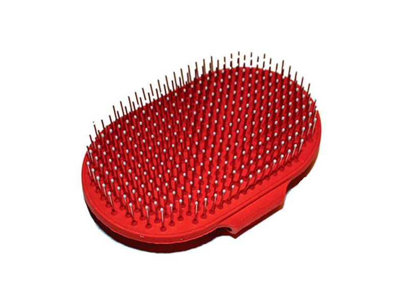 Щетка резиновая на руку, с каплями 12,5 х 7,5 см