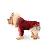 Парка с опушкой, красная XL