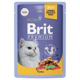 Brit Premium Cat Pouch with Tuna in Jelly 85 гр