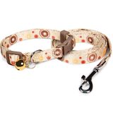 Комплект ошейник и поводок "Солнышко", нейлон XS