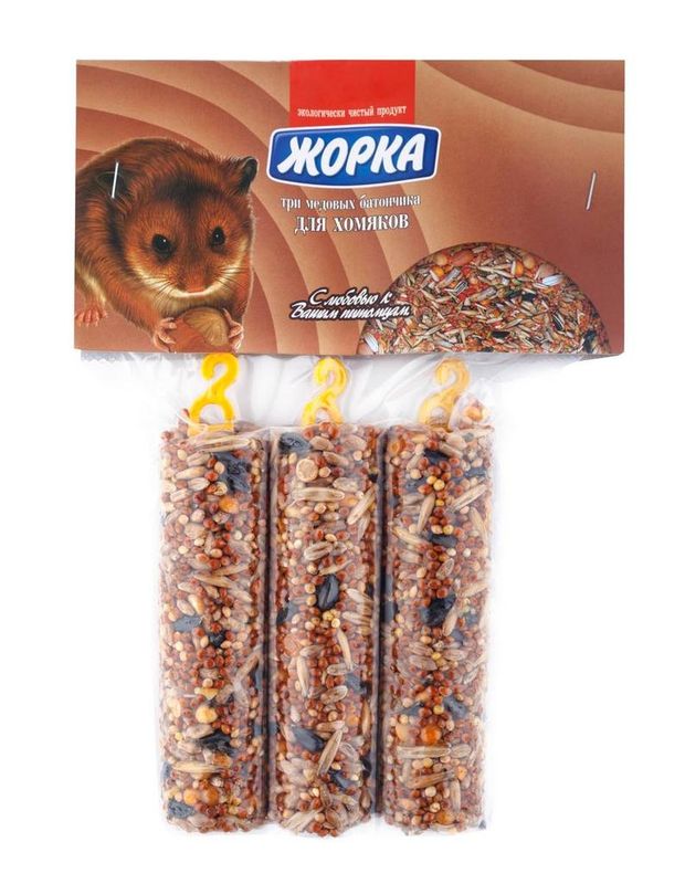 Медовые батончики для хомяков, 150 гр 3 шт