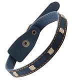 Ошейник кожаный с украшением 40 х 1,5 см