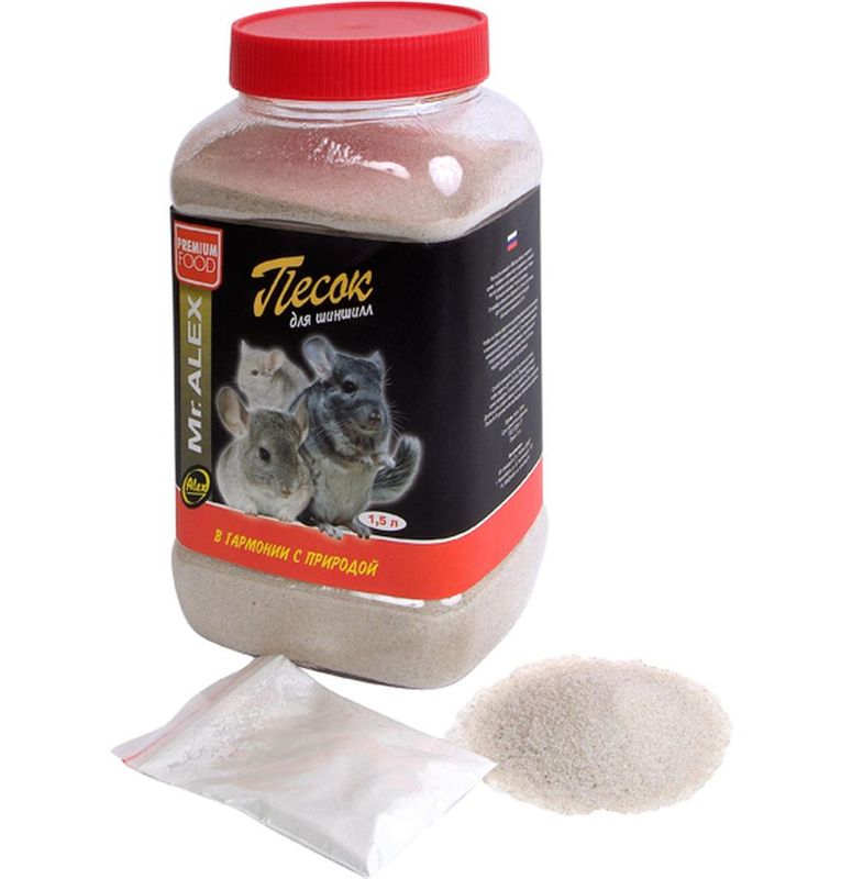 Mr. Alex Песок для шиншилл 1,5 л