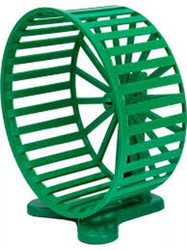 Колесо д/грызунов на подставке D14 см бежевое