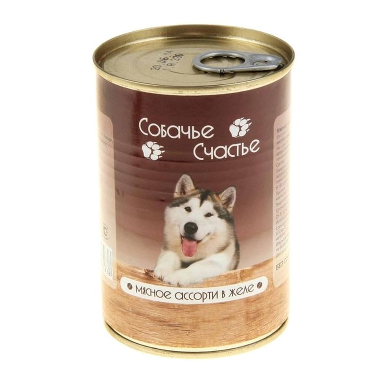 Мясное ассорти в желе, банка 410 гр