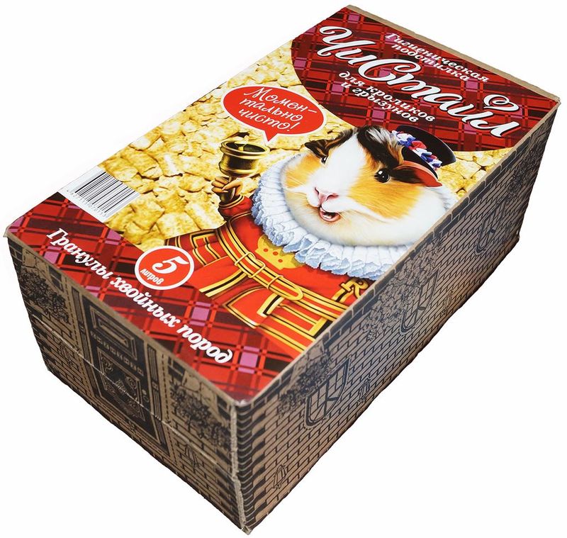 Хвойная гранула, гигиеническая подстилка для грызунов 3 л (1,91 кг)