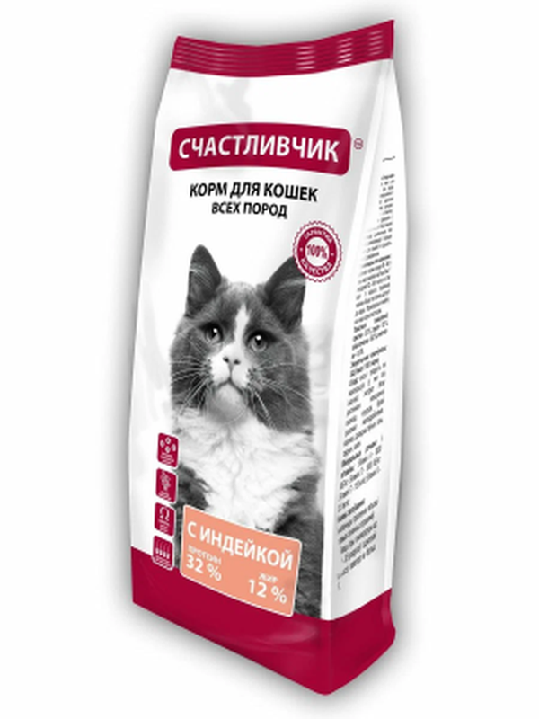 Корм для кошек с индейкой 5 кг