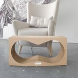 Когтеточка из картона с картонный ободком Аквариум, 77 х 37 х 22 см оригинальный