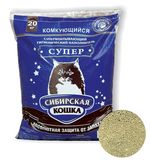 Наполнитель комкующийся "Супер" 20 кг